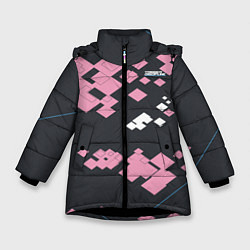 Куртка зимняя для девочки Trigger Discipline style Стрелковая дисциплина, цвет: 3D-черный