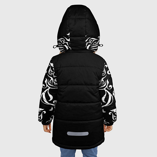 Зимняя куртка для девочки ХАНЕМИЯ КАЗУТОРА KAZUTORA / 3D-Черный – фото 4
