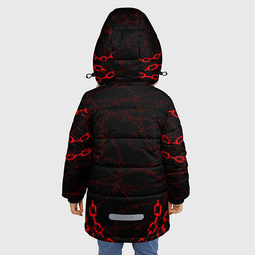 Зимняя куртка для девочки SUKUNA ИТАДОРИ / 3D-Черный – фото 4
