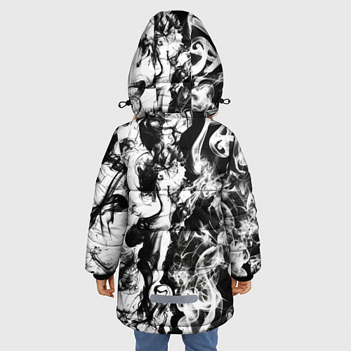 Зимняя куртка для девочки Dead water 3D Мертвая вода 3Д / 3D-Черный – фото 4