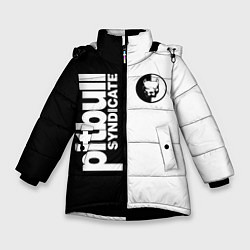 Куртка зимняя для девочки PITBULL SYNDICATE ПИТБУЛЬ, цвет: 3D-черный