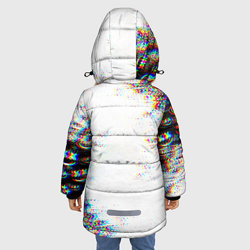 Зимняя куртка для девочки MARSHMELLOW GLITCH / 3D-Черный – фото 4