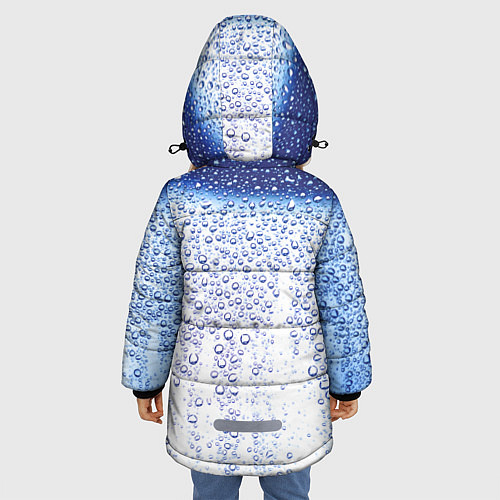 Зимняя куртка для девочки После дождя / 3D-Светло-серый – фото 4