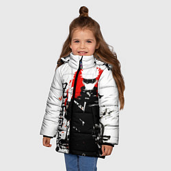 Куртка зимняя для девочки Сатору, Jujutsu Kaisen, цвет: 3D-черный — фото 2