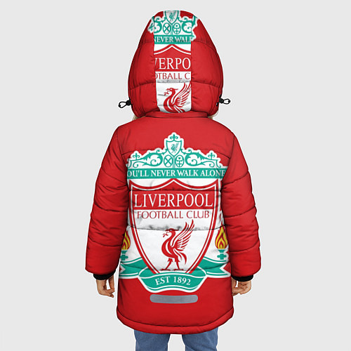 Зимняя куртка для девочки F C LIVERPOOL / 3D-Черный – фото 4