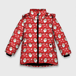 Куртка зимняя для девочки Ho-Ho, цвет: 3D-черный