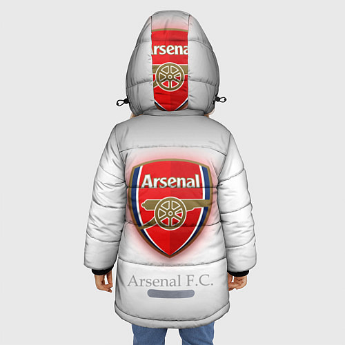 Зимняя куртка для девочки F C Arsenal / 3D-Черный – фото 4