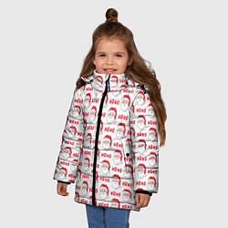 Куртка зимняя для девочки Хо-Хо, цвет: 3D-красный — фото 2