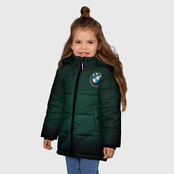 Куртка зимняя для девочки GREEN BMW, цвет: 3D-светло-серый — фото 2