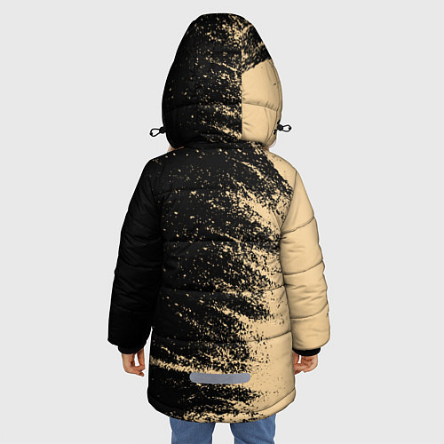 Зимняя куртка для девочки Black clover bull / 3D-Черный – фото 4
