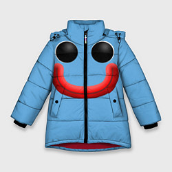 Куртка зимняя для девочки Huggy Waggy smile, цвет: 3D-красный