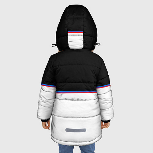 Зимняя куртка для девочки BMW Два цвета / 3D-Черный – фото 4