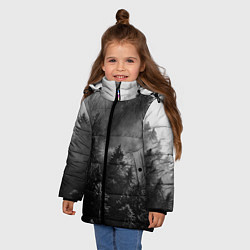 Куртка зимняя для девочки МРАЧНЫЙ ЛЕС FOREST, цвет: 3D-красный — фото 2