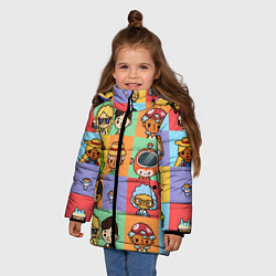 Куртка зимняя для девочки TOCA BOCA WORLD HERO, цвет: 3D-светло-серый — фото 2