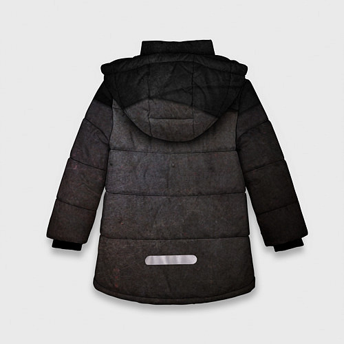 Зимняя куртка для девочки TOYOTA ЖЕЛЕЗО / 3D-Светло-серый – фото 2