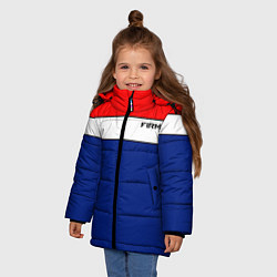 Куртка зимняя для девочки В стиле 90х FIRM, цвет: 3D-светло-серый — фото 2