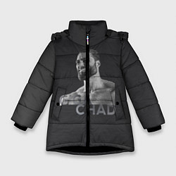 Куртка зимняя для девочки Giga Chad, цвет: 3D-черный