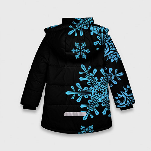 Зимняя куртка для девочки Снежная Стена / 3D-Светло-серый – фото 2
