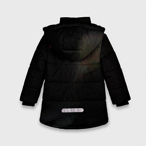 Зимняя куртка для девочки My enemy / 3D-Светло-серый – фото 2
