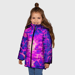 Куртка зимняя для девочки ВЕЧНЫЙ РАЙ, цвет: 3D-светло-серый — фото 2