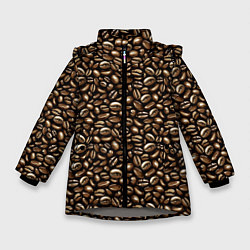Куртка зимняя для девочки Кофе Coffee, цвет: 3D-светло-серый