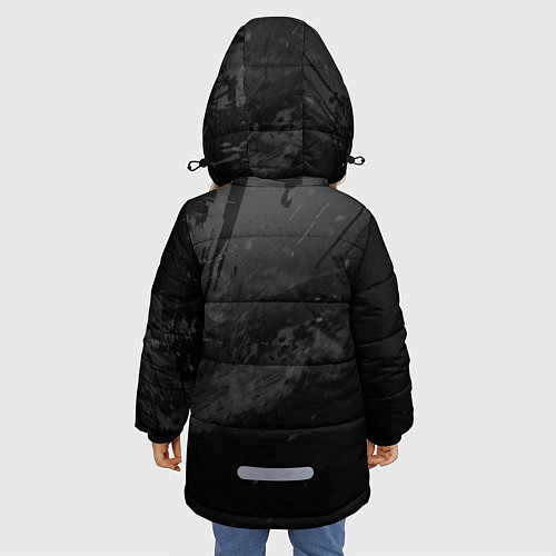 Зимняя куртка для девочки Луи Амамия Code Vein / 3D-Черный – фото 4