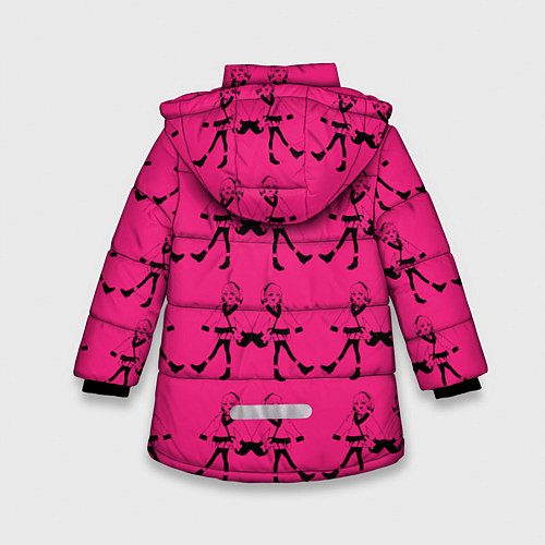 Зимняя куртка для девочки Просто девочки / 3D-Светло-серый – фото 2