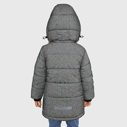 Зимняя куртка для девочки Не шуми / 3D-Черный – фото 4