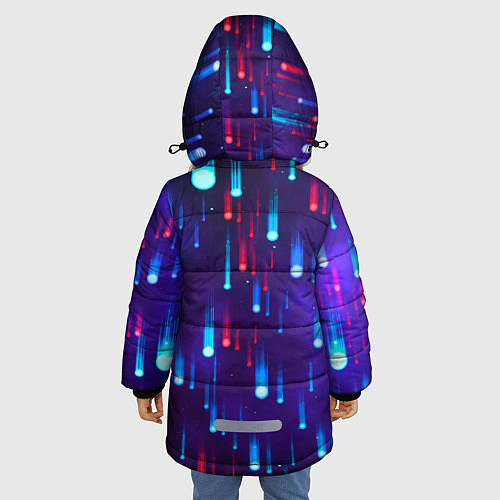 Зимняя куртка для девочки GROM BRAWL STARS ГРОМ БРАВЛ СТАРС / 3D-Черный – фото 4
