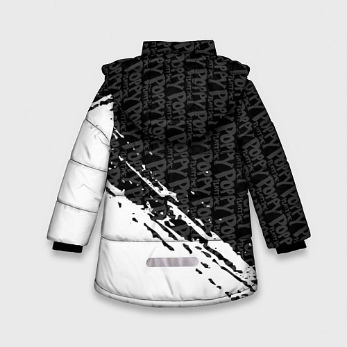 Зимняя куртка для девочки Poppy PlaytimeПоппи Плейтайммонстр / 3D-Светло-серый – фото 2