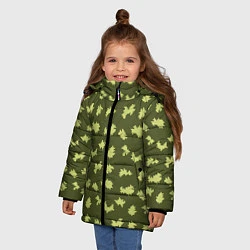 Куртка зимняя для девочки Пограничник камуфляж, цвет: 3D-светло-серый — фото 2
