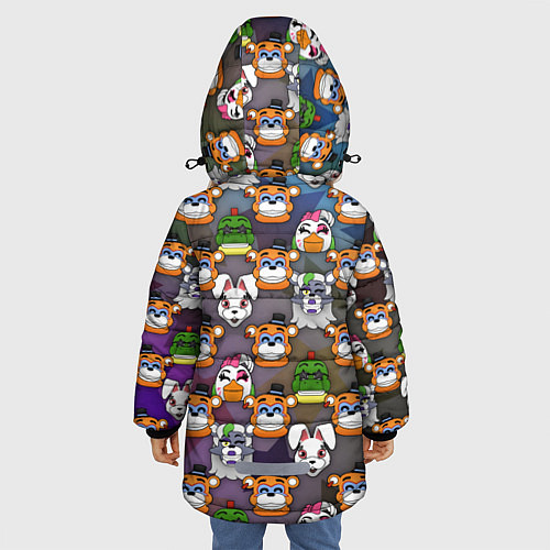 Зимняя куртка для девочки Фредди, Рокси, Ванни, Чика и Монтгомери / 3D-Черный – фото 4