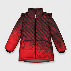 Куртка зимняя для девочки RED GRUNGE SPORT GRUNGE, цвет: 3D-светло-серый