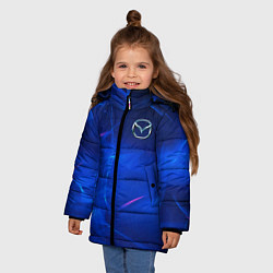 Куртка зимняя для девочки Мазда mazda, цвет: 3D-черный — фото 2