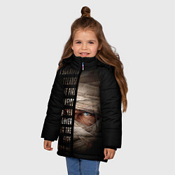 Куртка зимняя для девочки Fallout - Joshua Graham, цвет: 3D-светло-серый — фото 2