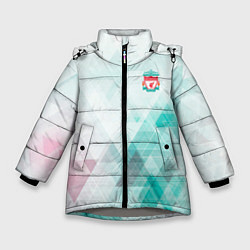 Куртка зимняя для девочки Liverpool лфк, цвет: 3D-светло-серый