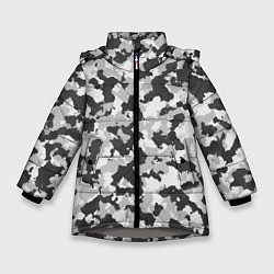 Куртка зимняя для девочки Комок, цвет: 3D-светло-серый