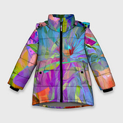 Зимняя куртка для девочки Abstract color pattern Summer 2022