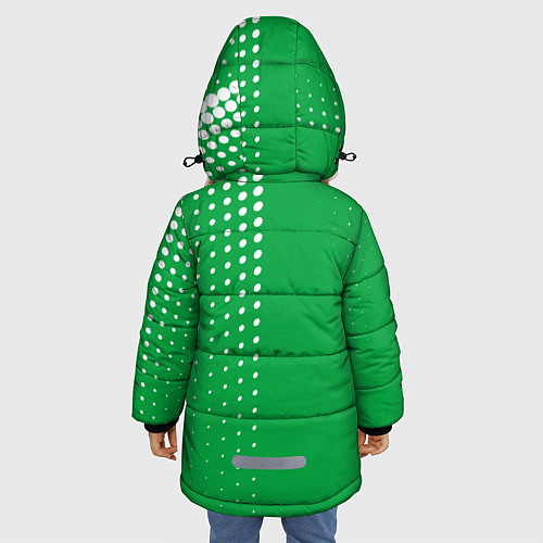 Зимняя куртка для девочки ШКОДА Skoda Абстракция / 3D-Черный – фото 4