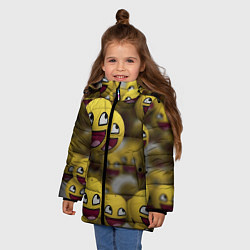 Куртка зимняя для девочки Смаил - 3d, цвет: 3D-черный — фото 2
