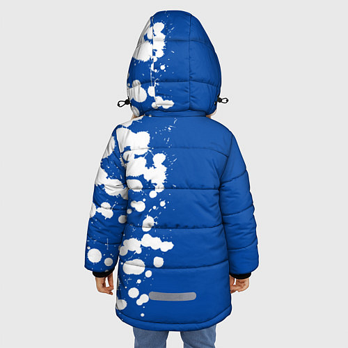 Зимняя куртка для девочки DAEWOO GM Брызги По вертикали / 3D-Черный – фото 4