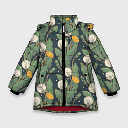 Зимняя куртка для девочки Цветение одуванчиков