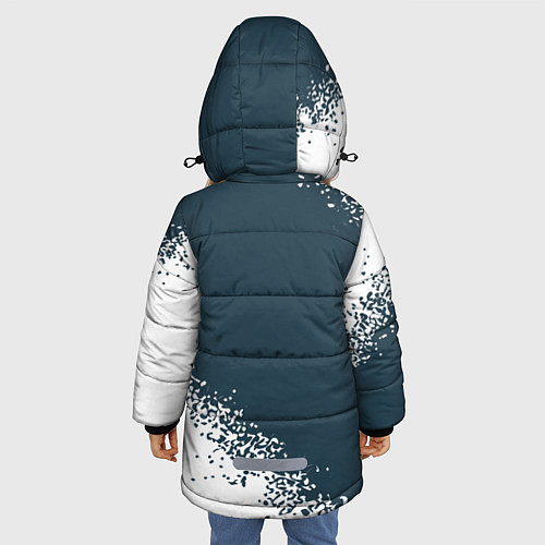 Зимняя куртка для девочки LEXUS Autosport Спрей / 3D-Черный – фото 4