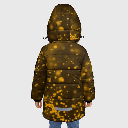 Зимняя куртка для девочки ЧЕЛСИ Абстракция / 3D-Черный – фото 4