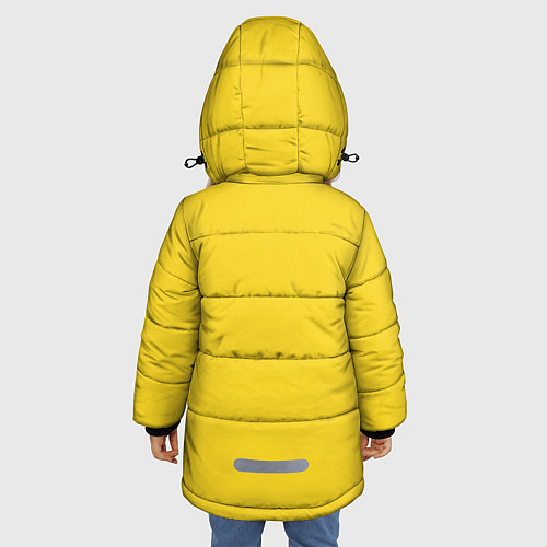 Зимняя куртка для девочки Покемон в кармане / 3D-Черный – фото 4