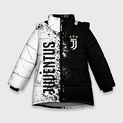 Зимняя куртка для девочки Juventus ювентус 2019