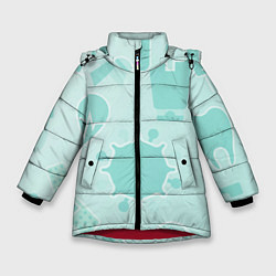 Куртка зимняя для девочки Медицинские профессии, цвет: 3D-красный