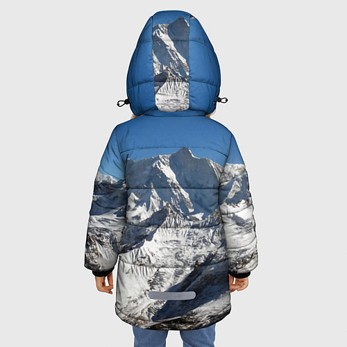 Зимняя куртка для девочки Канченджанга, Гималаи, 8 586 м / 3D-Красный – фото 4