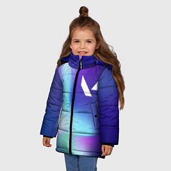 Куртка зимняя для девочки Valorant northern cold, цвет: 3D-черный — фото 2