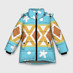 Куртка зимняя для девочки Нами One Piece - Вано, цвет: 3D-светло-серый